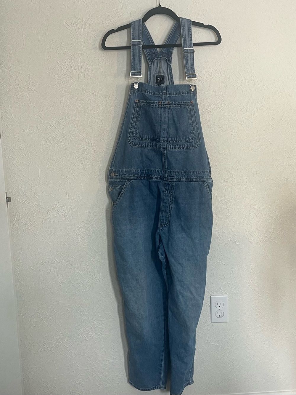 GAP Light Blue Denim Overalls XL